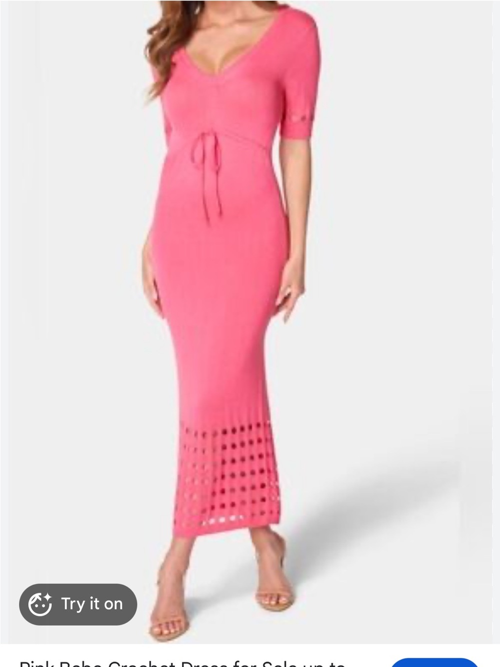 Bebe crochet dress